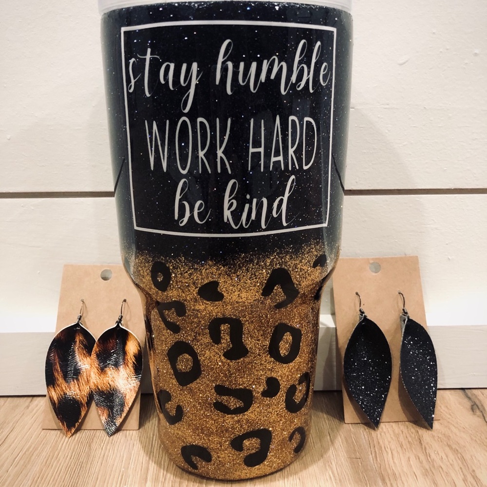 Glitter tumbler